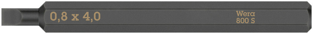 800 S Slotted Bits for Impact Screwdrivers 70 mm
