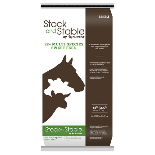 12% Sweet Livestock, 50 Lb. Bag