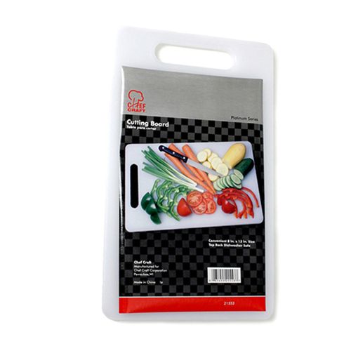 ChefCraft™ Small White Cutting Board 8" x 13"