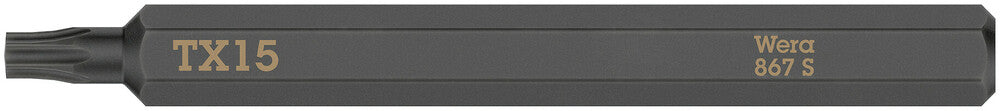 867 S TORX Bits for Impact Screwdrivers, Various Sizes