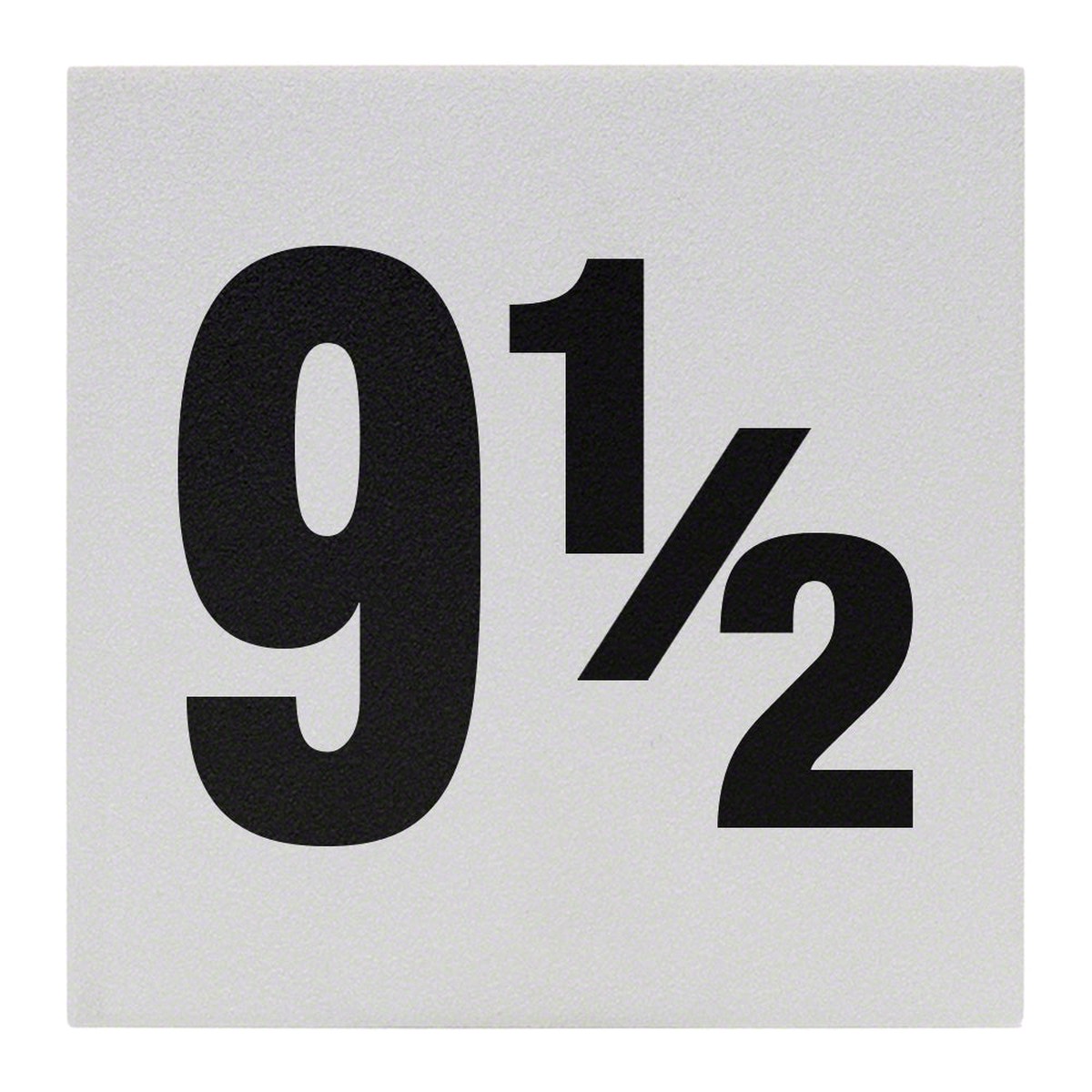 9 1/2 Ceramic Skid Resistant Tile Depth Marker 6 Inch x 6 Inch with 4 Inch Lettering