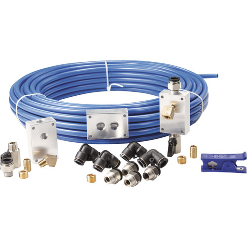 Rapid Air 90500 3/8 in. I.D. x 1/2 in. O.D. Home Garage Nylon Tubing System Kit