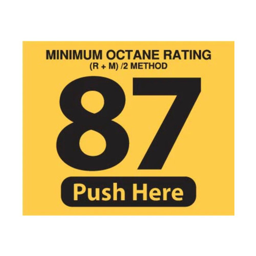 RDM 9342 87 Octane Decal Label - Helix