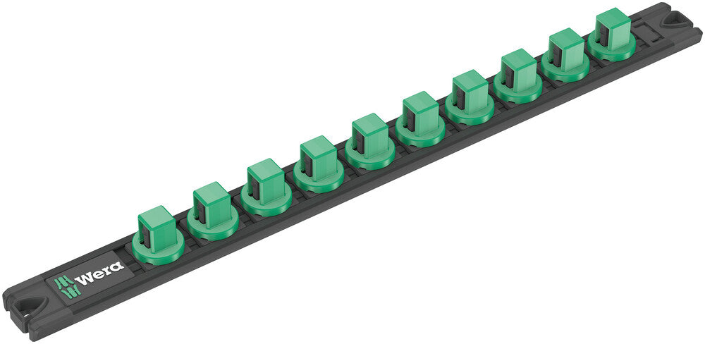 9602 Magnetic socket rail, 1/2", empty, 30 x 370 mm