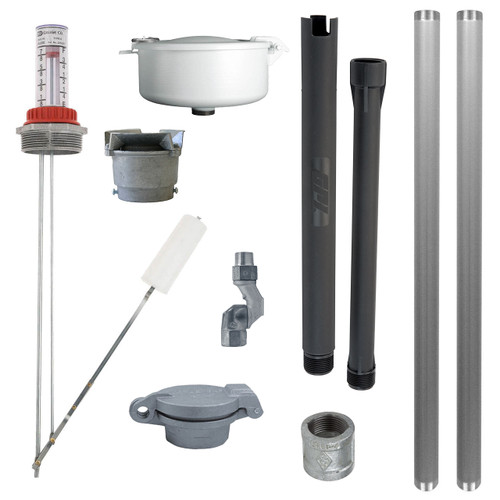 Farm Tank Diesel Vent Kit W/ 1 in. Swivel for 300 Gal x 38 in. Tank