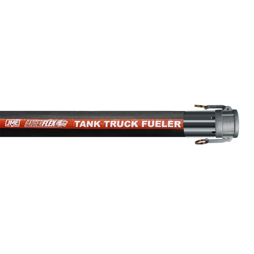 BadgerFlex 4 in. Petroleum Suction & Discharge Hose Assembly w/ Part C Female Couplers - Black