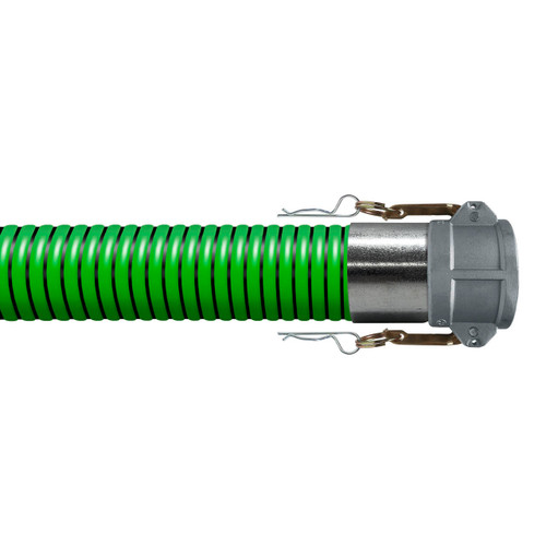 BadgerFlex Green 1 1/2 in. Liquid Suction Hose w/ Female Coupler Ends