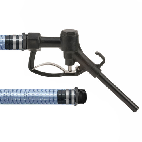 BadgerFlex Poly Spring 1 in. PVC DEF Hose w/ Male NPT Fitting x Nozzle