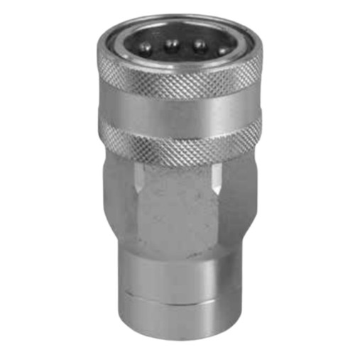 PCI NV-12-F ANV ISO-A 1/2 in. Body 1/2 in. NPTF Steel Interchange Couplings - Coupler