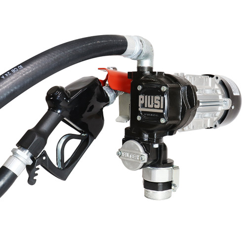 PIUSI Panther EX 72 Fuel Transfer Pump w/ 1 in. Automatic Nozzle - 18 ft., 20 GPM, 120V AC