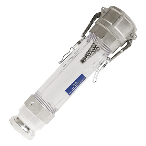 2 in. In-Line Camlock Sight Glass & Strainer Assembly