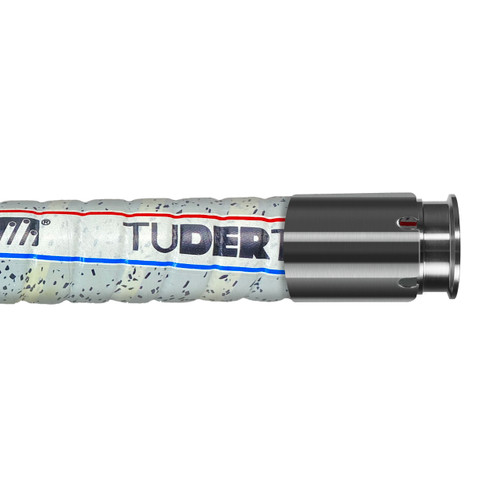 Tudertechnica Glidetech PTFE Biotech 3/4 in.Chemical Suction & Delivery Hose Assemblies 150 PSI w/ Tri-Clamp Ends