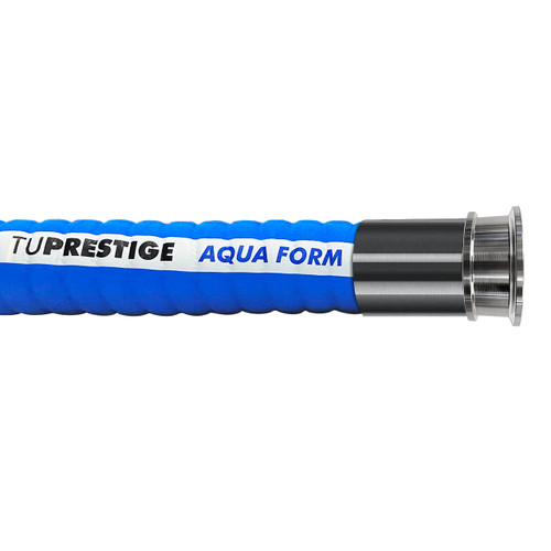 Tudertechnica Tuprestige Aqua 2 in.Water Delivery Hose Assemblies 250 PSI w/ Stainless Steel Tri-Clamp Ends
