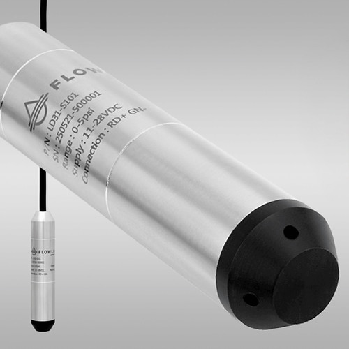 Flowline LD31-S101 DeltaSpan LD31 Submersible Pressure Level Transmitter, 11 ft. Range