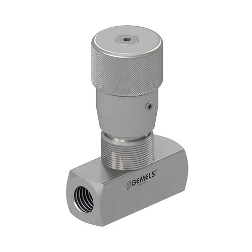 Gemels BD Flow Control Valve 1/4 in. NPT PN400 Carbon Steel