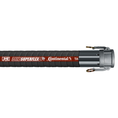 BadgerFlex SuperFlex 3 in. Petroleum Transfer Hose w/ Female Coupler Ends - 150 PSI