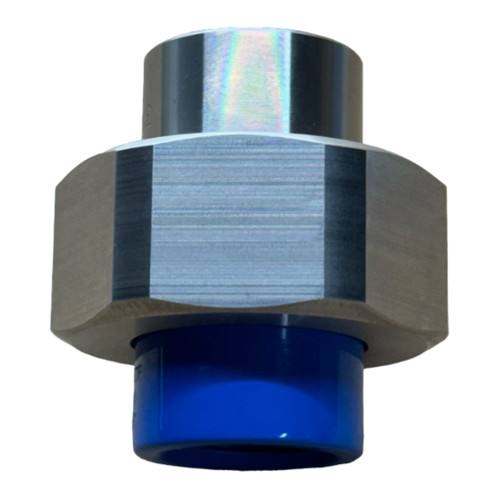 HART Industrial D-3131-4-V-316 3/4 in. FNPT Class 3000 316 Stainless Steel Threaded Union - FKM Seal, Dielectric Coating
