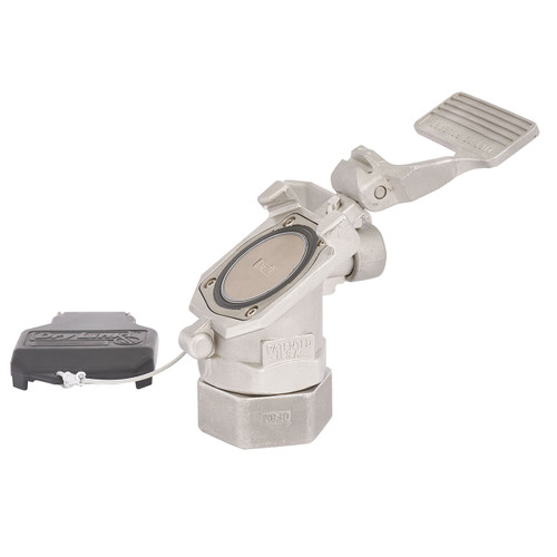 Control Devices DryLink 2 in. Dry Disconnect Coupler, FNPT, Unpolished 316 Stainless SteelW/ EPDM Seal
