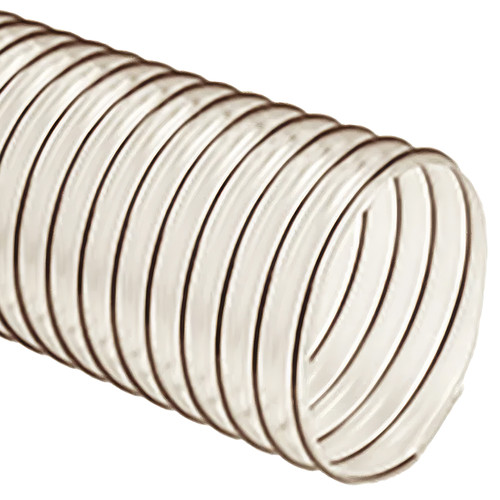 Flexaust Flexadux TR Clear Polyethylene Fume Exhaust Hose 4 in. Dia.