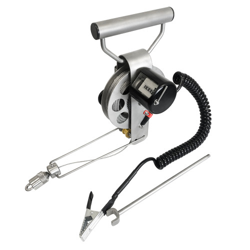 Echa Microbiology Limited ECHA23SWSS30MDGWW 30 Meter Stainless Steel Sampling Winder w/ Depth Gauge