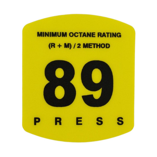 RDM ES500S-89 89 Octane Press to Start Overlay - Gilbarco Encore S