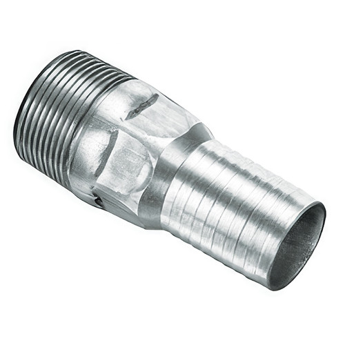 Kuriyama HEXSPN100 1 in. NPT Hose Nipple, Hex Zinc Plated Steel