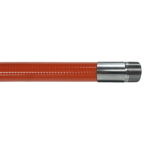 Kuriyama ORV 1 in. Oil Resistant PVC Suction Hose Assembly w/ Male NPT Ends