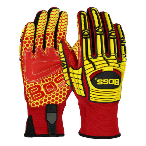 PIP Boss High Performance Oil & Gas Silicone Grip Gloves, 12 Pairs/ Pack