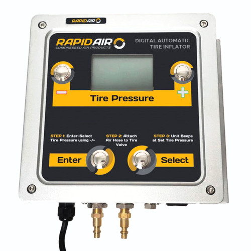 RapidAir K3060 Wall Mount Tire Inflator – Single Preset
