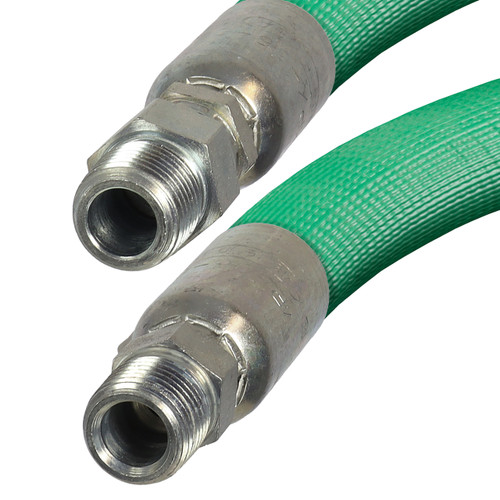 Kuriyama Kuri Tec A1687 1/2 in. 800 PSI PVC/Polyurethane Blend Reinforced Spray Hose Assemblies w/ Rigid Male NPTF x Swivel Male NPTF Ends