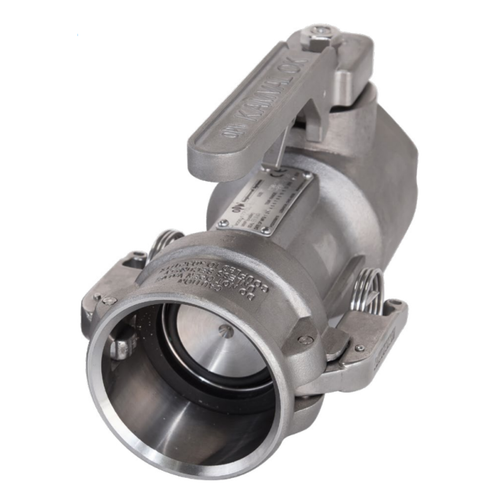 OPW 1711DL-AL20-FLAT 2 in. FNPT Aluminum Kamvalok Flat-Face Dry Disconnect Coupler w/ Nitrile Seal