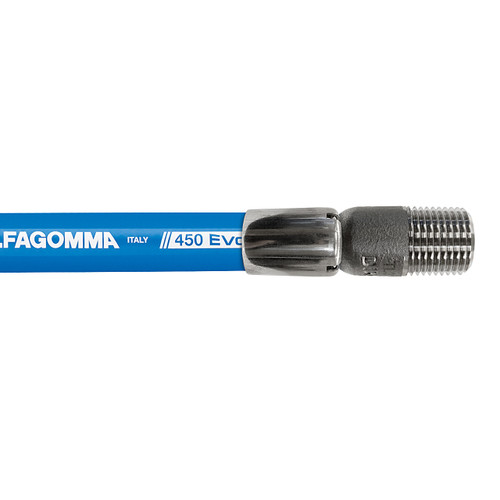Kuriyama T450LE 3/4 in. Water Washdown Hose Assembly w/ Male NPT Stainless Steel Ends - 100 ft.