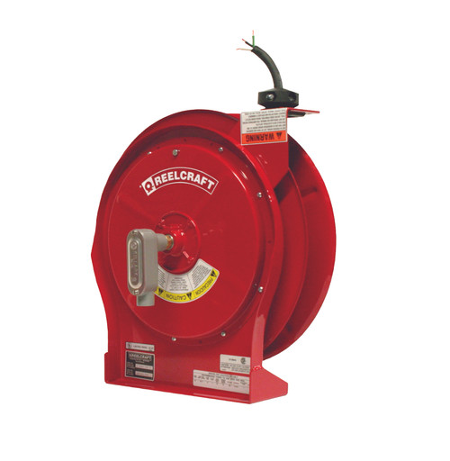 Reelcraft L 5550 123 X 12/3 50 ft. Premium Duty Flying Lead Cord Reel - Reel & Cord
