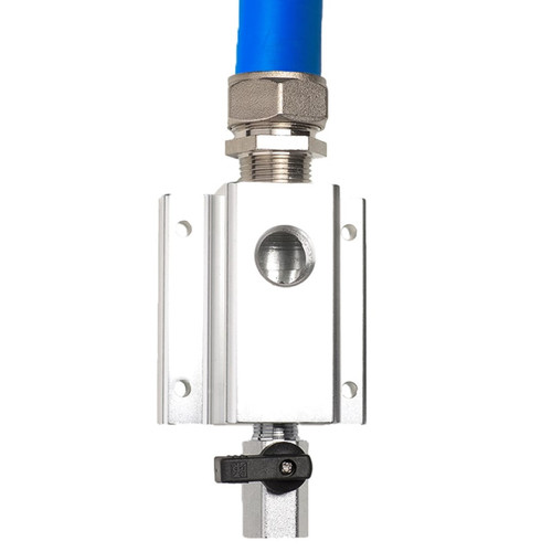 Rapid Air M7510 Maxline 3/4 in. Tubing Inlet x 1/2 in. FNPT Outlet Single Port Kit
