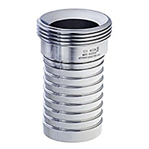 Kuriyama MBSSS150 Sanitary 1 1/2 in. Male Bevel Seat x Hose Shank Crimp Fitting