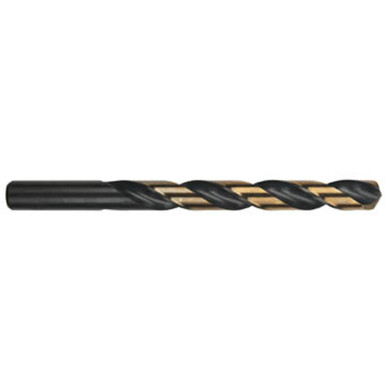 11/32 Dia - 4-3/4 " OAL - Gold-Black Oxide-HSS-Heavy Duty Split Pt Jobber Drill Series/List #1384 MT7812080