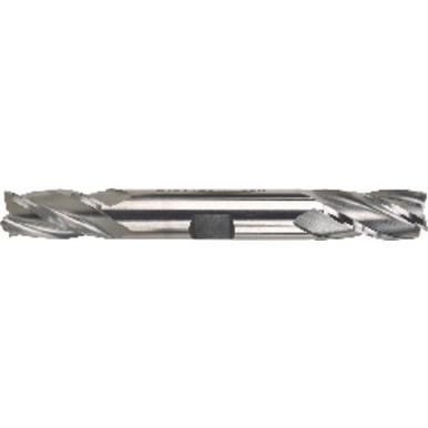 13/32" x 1/2" x 1" x 4 1/8" 4 Flute Double End HSSCo Finishing Center Cutting End Mill-Uncoated Series/List #4582 MT2544589
