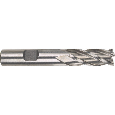 7 mm /8" x 5/8" x 2 7/16" 4 Flute Single End HSS Finishing Center Cutting End Mill-Uncoated Series/List #1897M MT2243365
