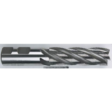 1 1/2" x 1 1/4" " x 5 1/2" 6 Flute Single End HSSCo Roughing Center Cutting End Mill-TiN Series/List #4614G MT6025754