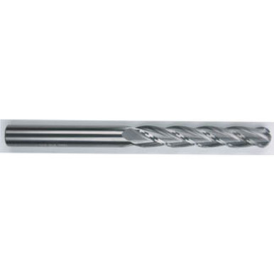 1/4" Dia. x 1/4" Shank x 1-1/2" DOC x 4" OAL, Carbide AlTiN, 4 Flute, Ballnose End Mill Series/List #5953T MT3291222