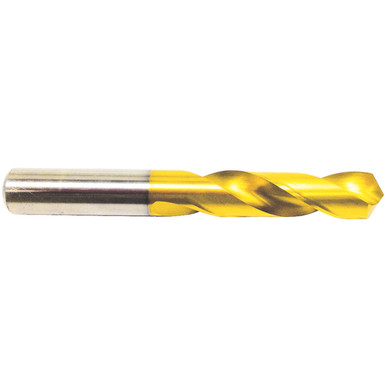 1/4" - E Dia. Screw Machine Drill, 118 Degrees, TiN, Series/List # 1435 MT7095178