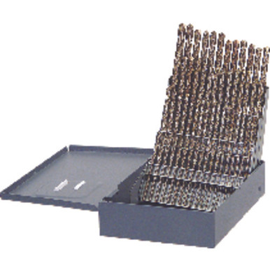 60 Pc. #1 - #60 Wire Gage Cobalt Surface Treated Jobber Drill Set Series/List #8070 MT1218168