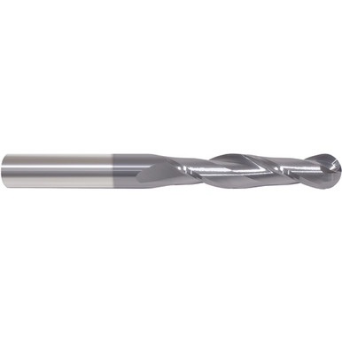 5/32" Dia. /16" Shank x 1-1/8" DOC " OAL, Carbide AlTiN, 2 Flute, Ballnose End Mill Series/List #5952T MT3292588