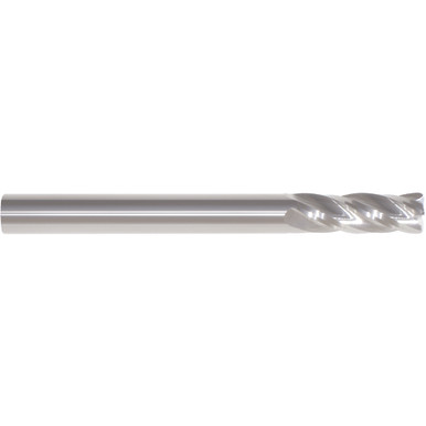 1/2" x 1/2" x 1" " 0.0900" C/R 4 Flute Single End Carbide Finishing End Mill-Uncoated Series/List #5968 MT3259130