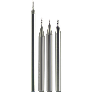 0.0440" x 1/8" x 0.1320" x 1 1/2" 4 Flute Single End Carbide Finishing Center Cutting End Mill-Uncoated Series/List #5918 MT1513201