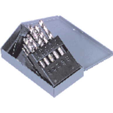 13 Pc. 1/16" - 1/4" by 64ths HSS Bright Screw Machine Drill Set Series/List #8090 MT1218181