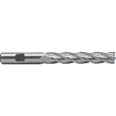 1" x 1" x 6" x 8-1/2" 4 Flute Single End HSS Finishing Non-Center Cutting End Mill-Uncoated Series/List #1901 MT1011681
