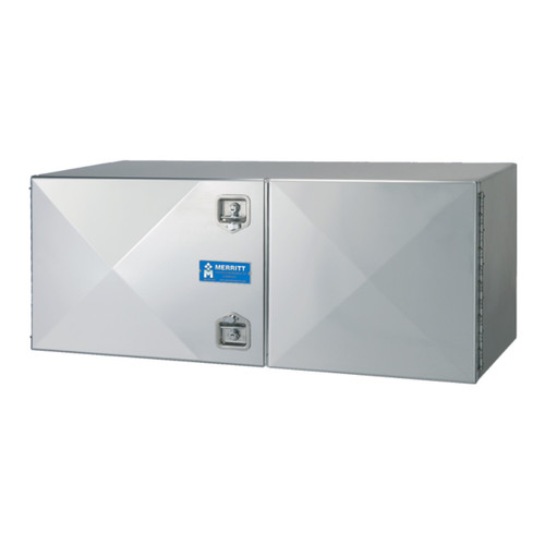 Merritt 235 Double-Door Aluminum Toolbox - Bright Finish