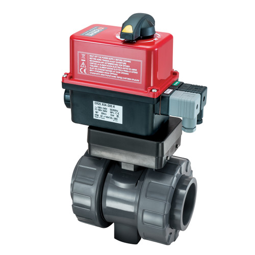 Chemline Plastics Electric Actuator for Type 25 TU Ball Valves