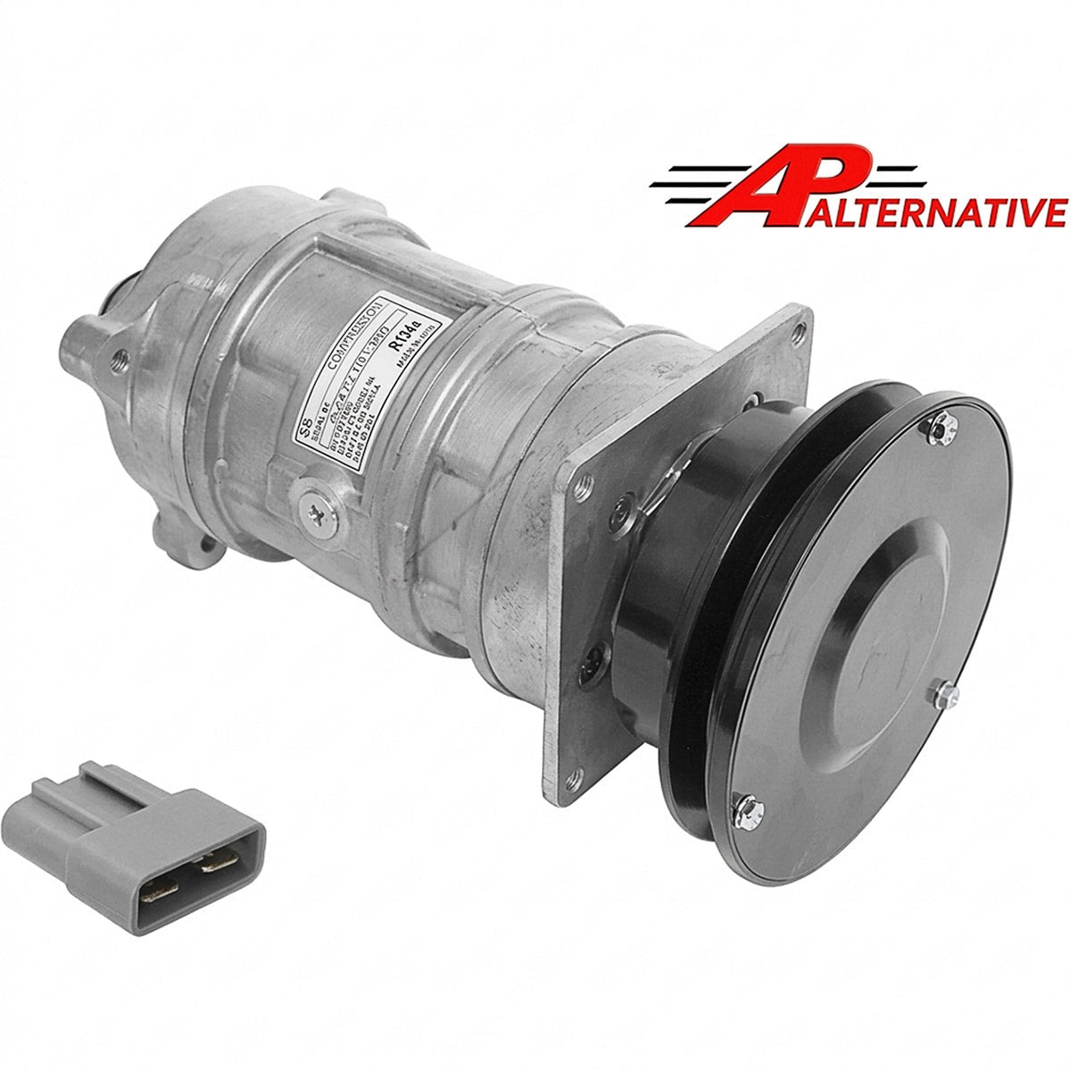 Air Conditioning Compressor for Allis Chalmers, John Deere, Massey Ferguson - Delco A6 Style, Heavy-Duty